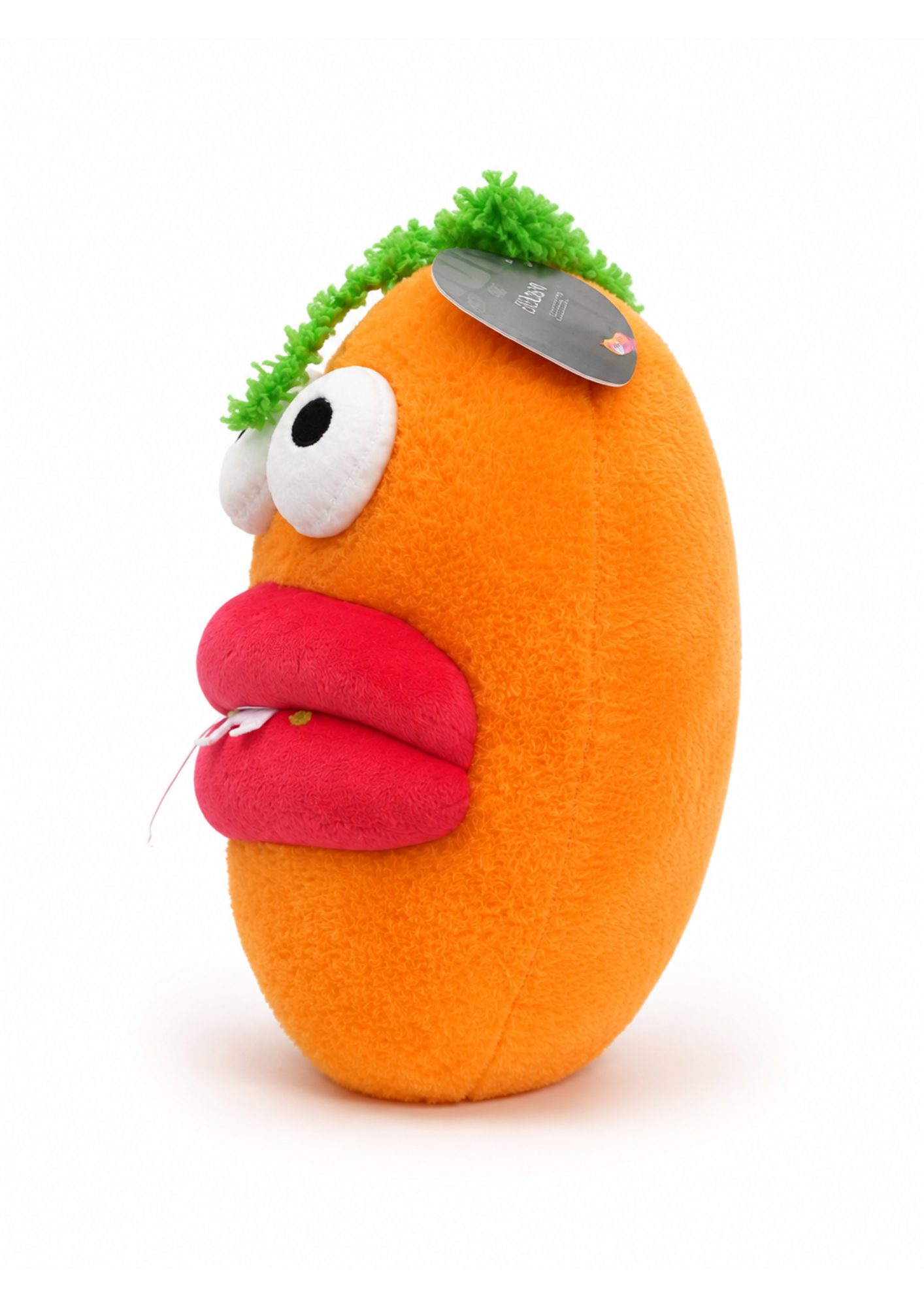 Silly Orange Monster Plush with Googly Eyes - Image 2