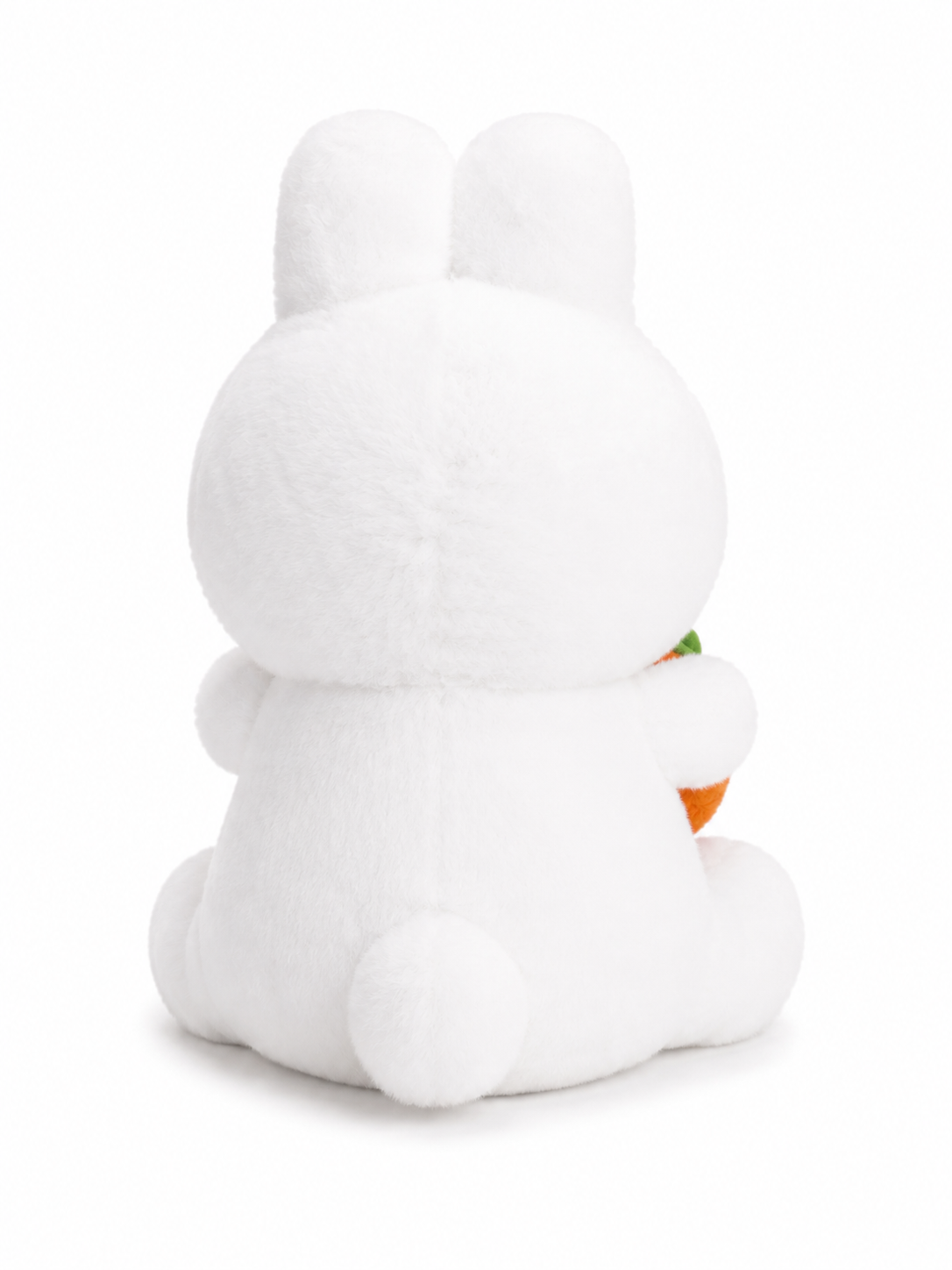 Cuddly Bunny Plush Holding Orange Fruit, Soft Toy - Image 3