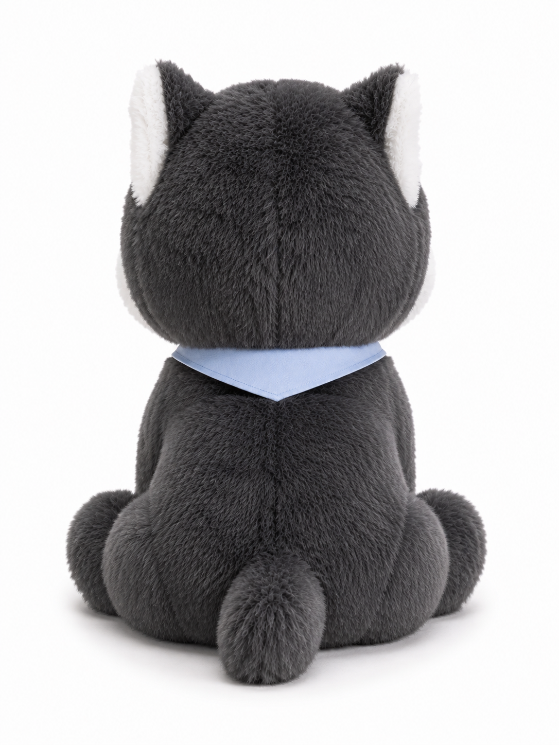 Husky Dog Plush with Heart Bandana, Large Soft Toy - Image 2