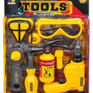Kids Tool Set Simulation Play Kit, 8 Piece Toy Tool (Ages 3+)